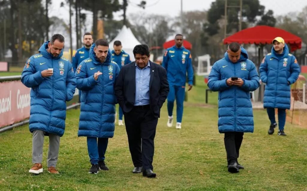Dirigentes da CBF irão à Espanha para encontro com Ancelotti Divulgação: Rafael Ribeiro/CBF