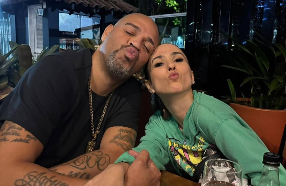 Adriano Imperador e Tatá Werneck aparecem juntos após suposta briga Divulgação: Instagram