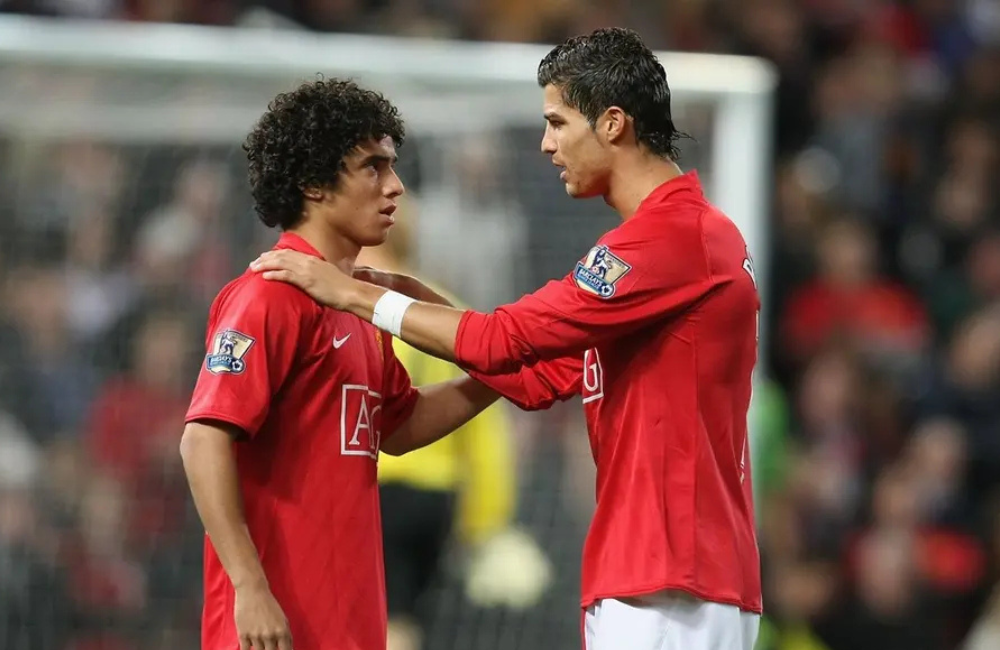 Rafael inicia 'campanha' por Cristiano Ronaldo no Botafogo Divulgação: Chris Coleman/Manchester United