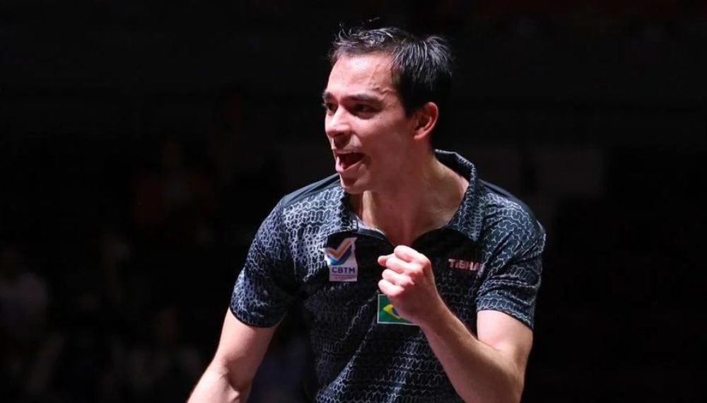 Hugo Calderano vence e vai à final do Mundial de tênis de mesa. Foto: Divulgação
