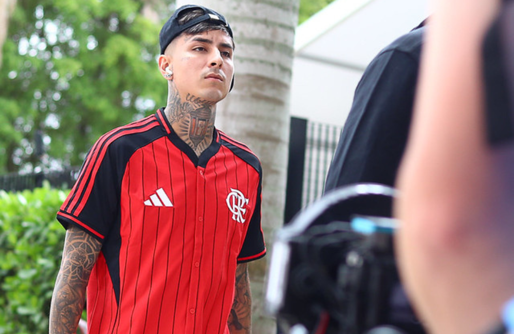 Flamengo anuncia que Erick Pulgar sofreu fratura no pé direito Divulgação: Flamengo