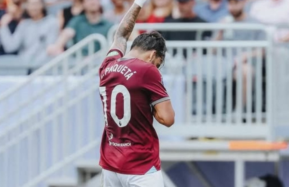 West Ham recusa primeira proposta do Flamengo por Paquetá Foto: reprodução