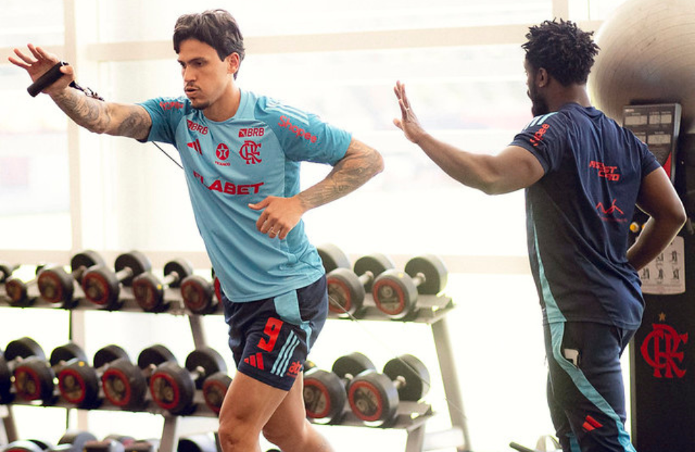 Pedro está fora de Flamengo x São Paulo - entenda motivo Divulgação: Flamengo
