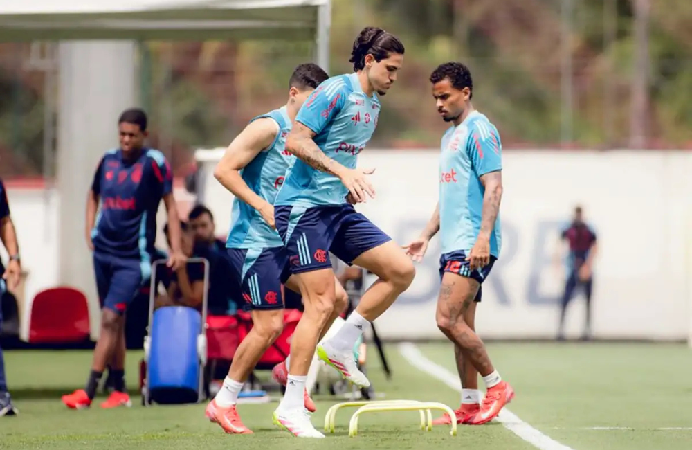 Filipe Luís encerra polêmica com Pedro e destaca: "Falei tudo que tinha que falar" Divulgação: Flamengo
