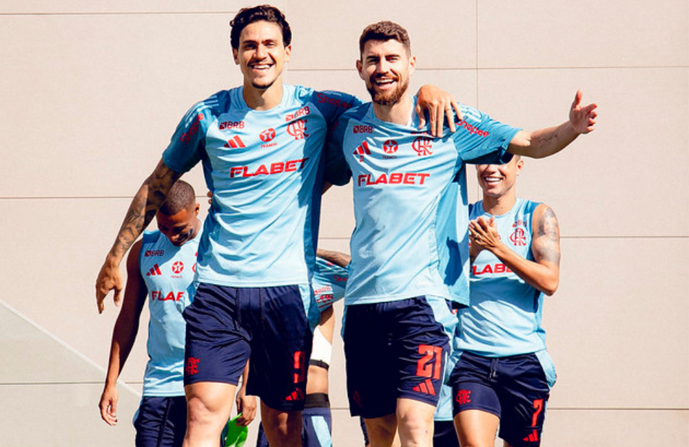 Filipe Luís fala sobre recuperação de Jorginho para decisão entre Estudiantes x Flamengo Divulgação: Flamengo