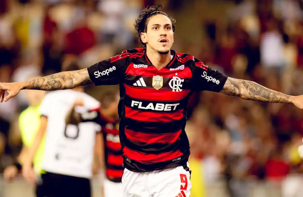 Flamengo emite nota desmentido possível venda de Pedro Divulgação: Flamengo