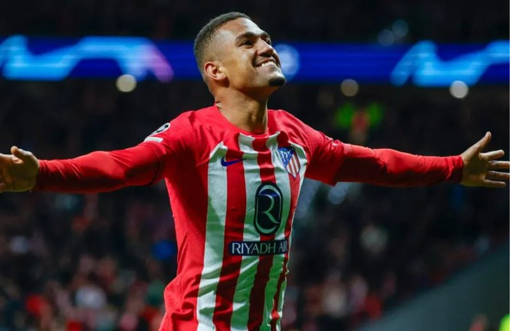 Flamengo tem negociações avançadas por Samuel Lino, do Atlético de Madrid Divulgação: Atlético de Madrid