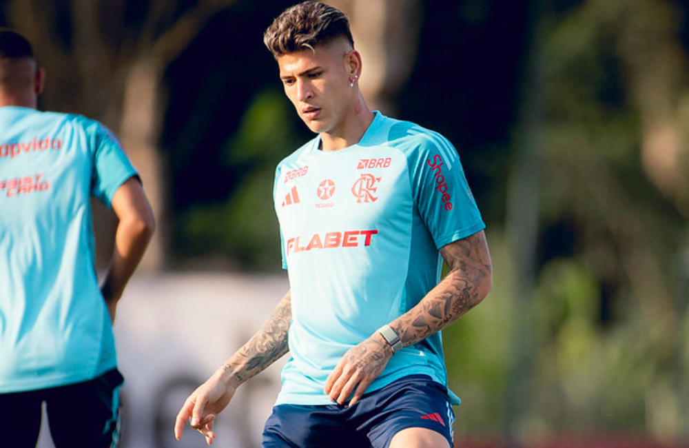 Flamengo deve ter estreia de Carrascal contra o Mirassol Divulgação: Adriano Fontes/ Flamengo