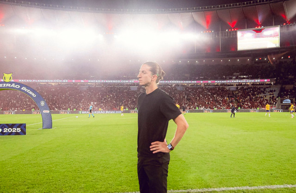 Filipe Luís comemora liderança do Flamengo e fala sobre estreia de novos reforços Divulgação: Adriano Fontes/Flamengo