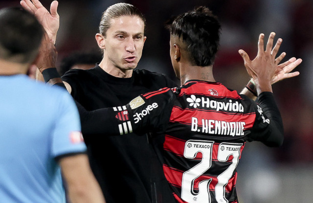 Filipe Luís valoriza vitória magra do Flamengo e destaca: "não é fácil" Divulgação: Gilvan de Souza/Flamengo