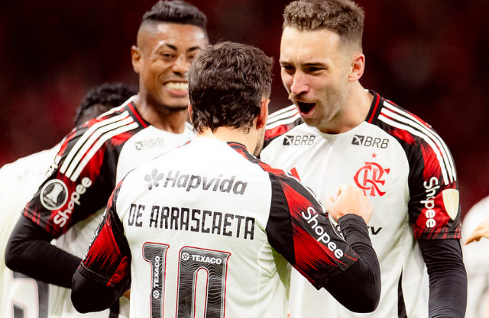 Flamengo ganha premiação milionária com vaga nas quartas da Libertadores Divulgação: Adriano Fontes/Flamengo