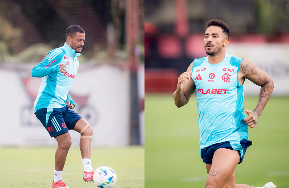 Danilo e De La Cruz avançam em recuperação e podem reforçar o Flamengo na Libertadores Divulgação: Adriano Fontes/CRF