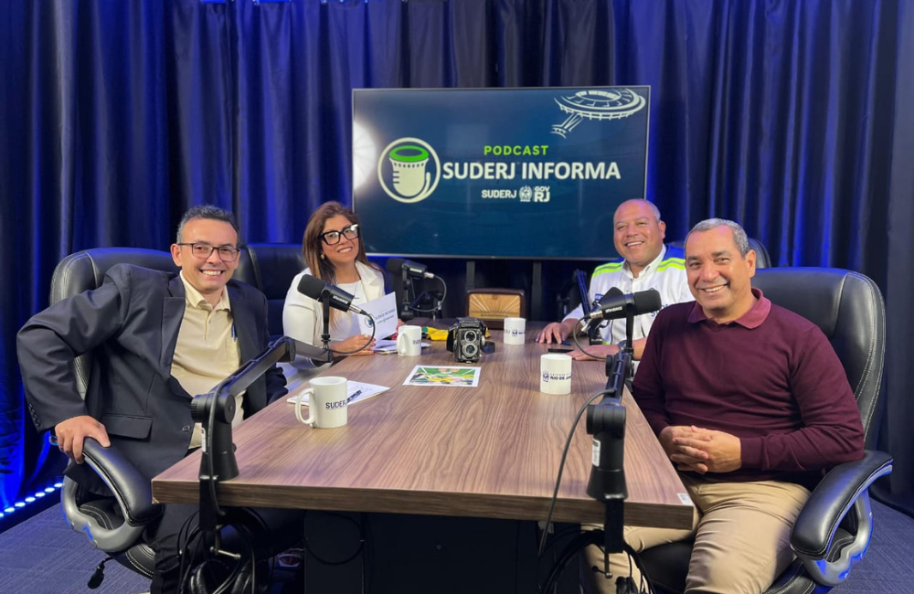 Tetracampeão Zinho visita o Museu da Suderj e relembra momentos da carreira no podcast Suderj.Informa Divulgação: Suderj