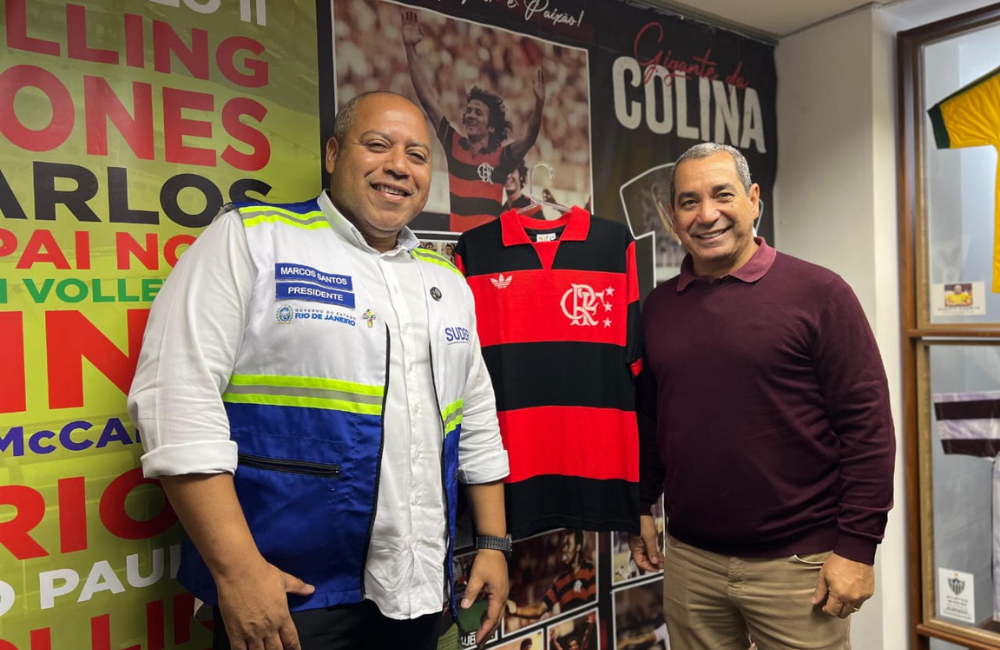 Tetracampeão Zinho visita o Museu da Suderj e relembra momentos da carreira no podcast Suderj.Informa
Divulgação: Suderj