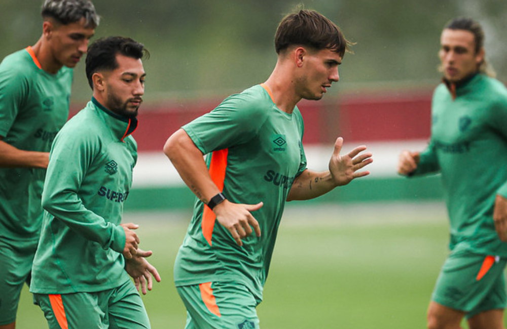 Lucho Acosta pode iniciar como titular em Fluminense x Lanús; confira a provável escalação Divulgação: Marina Garcia/Fluminense