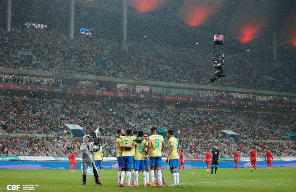 Ancelotti rende elogios à atuação do Brasil em goleada sobre a Coreia do Sul Divulgação: Rafael Ribeiro/CBF