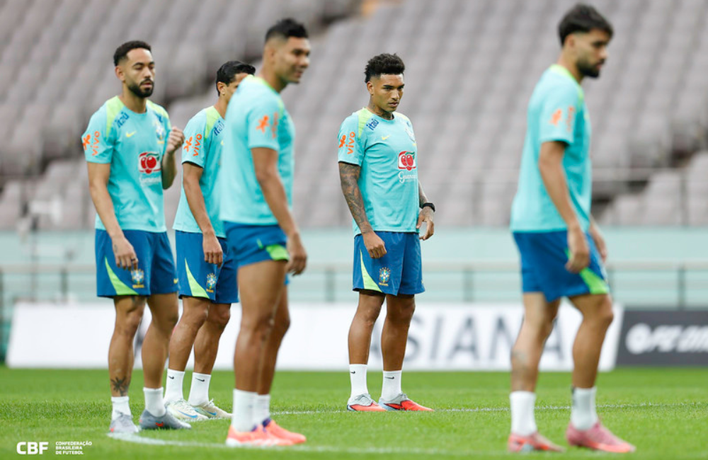 Ancelotti escolhe quarteto ofensivo para amistoso contra a Coreia do Sul; veja provável escalação Divulgação: Rafael Ribeiro/CBF