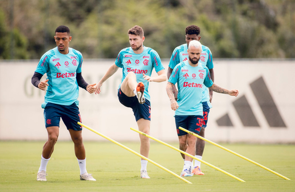 Flamengo tem 3 dúvidas e 2 desfalques para clássico contra o Botafogo Divulgação: Adriano Fontes/Flamengo