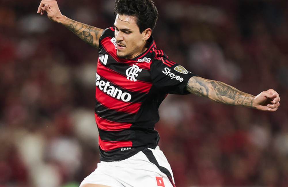 Com fratura no braço, Pedro desfalcará o Flamengo na Libertadores Divulgação: Gilvan de Souza/CRF