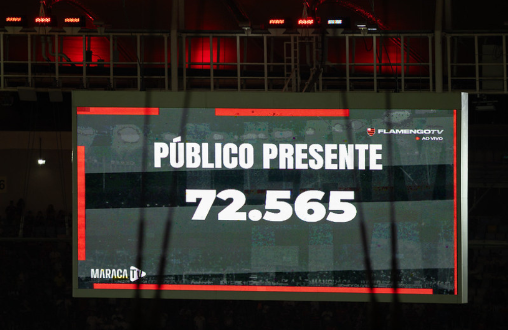 Flamengo x Cruzeiro bate recorde histórico de público no "Novo Maracanã" Divulgação: Mariana Sá/Flamengo
