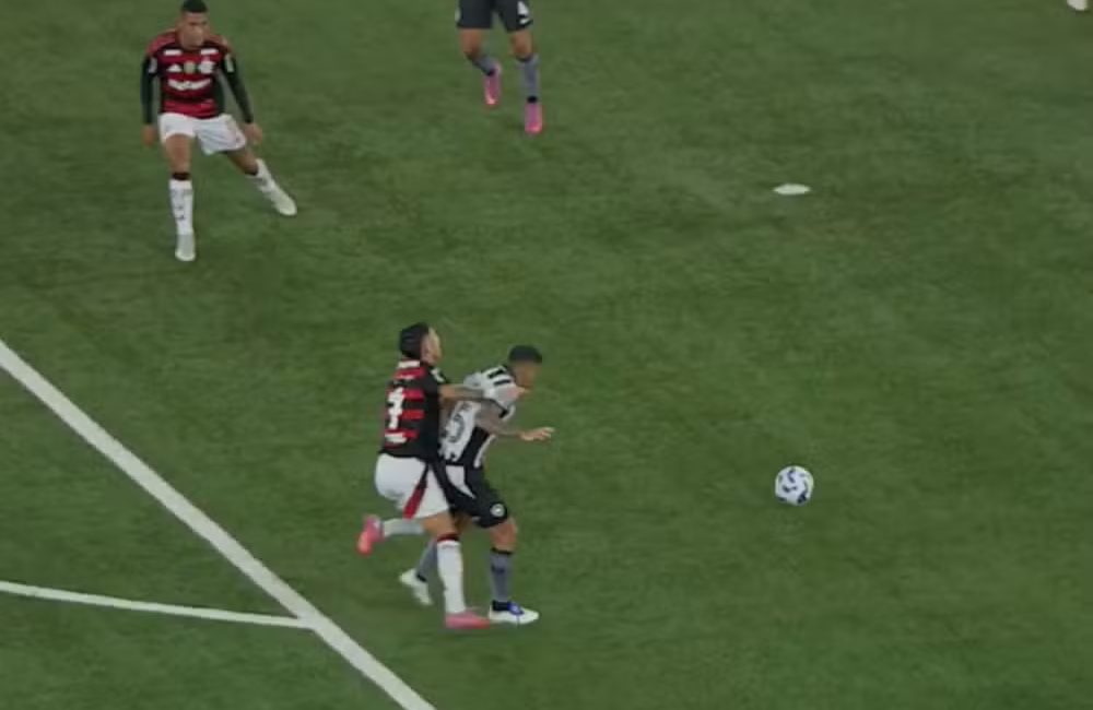 CBF divulga áudio do VAR em pênalti não marcado em Botafogo x Flamengo: "contato insignificante" Foto: divulgação