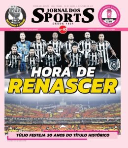 JORNAL DOS SPORTS – BOTAFOGO X SANTOS – 26-10-25