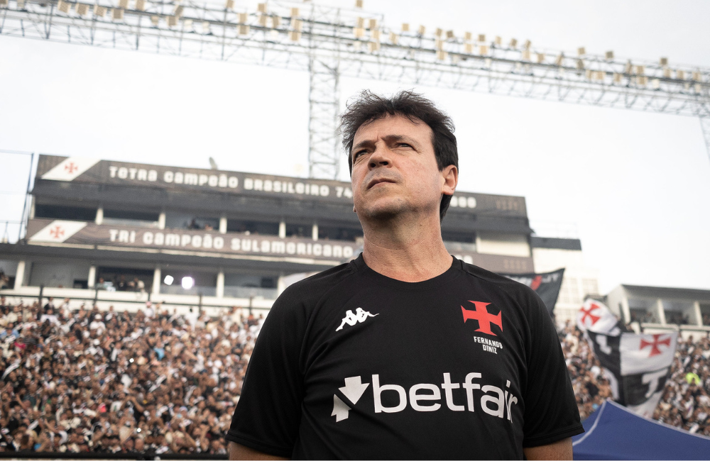 Fernando Diniz mostra que é a melhor opção para o Vasco Fotos: Matheus Lima/Vasco.