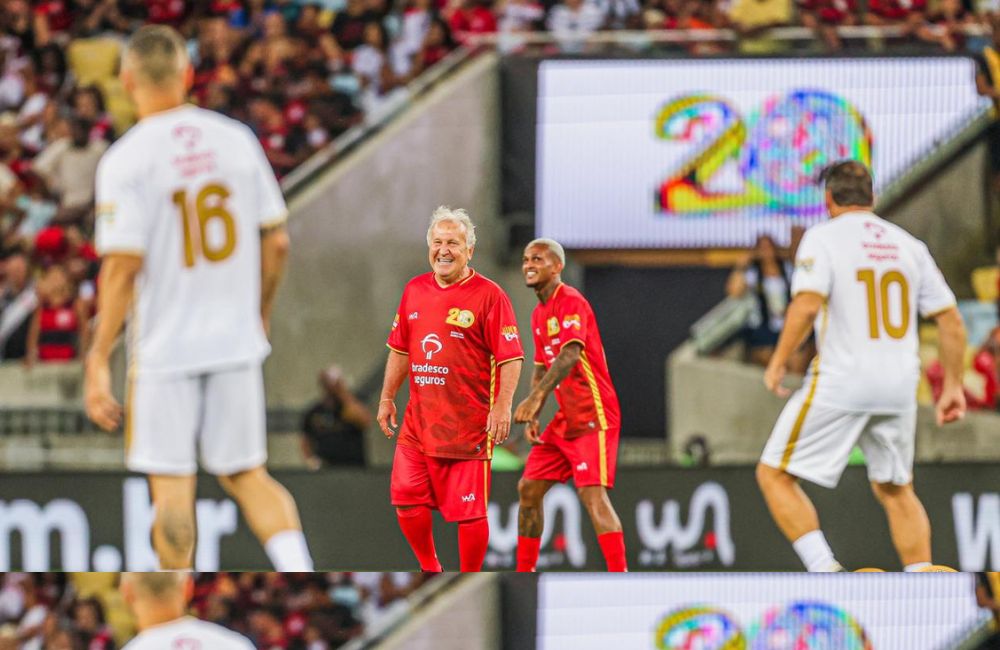 Vem aí a 21ª edição do Jogo das Estrelas! Anfitrião Zico relembra sua primeira vez no Maracanã Divulgação: JDE