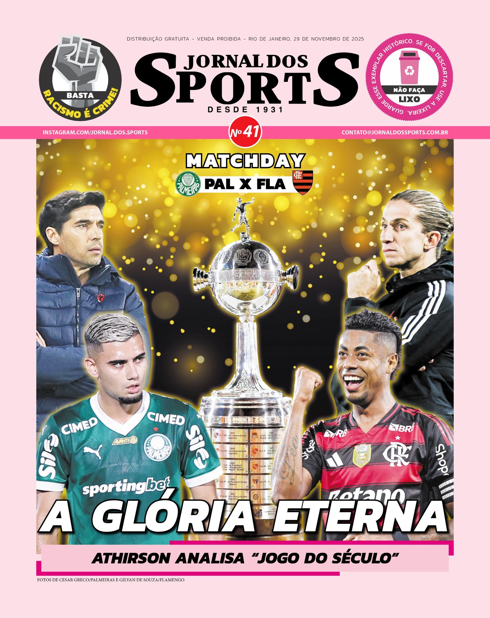JS - PALMEIRAS X FLAMENGO - 29-11-25 - FINAL DA LIBERTADORES