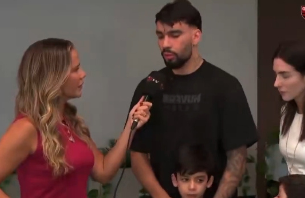 Paquetá se põe à disposição do Flamengo para atuar contra o Corinthians, pela Supercopa Divulgação: Flamengo TV