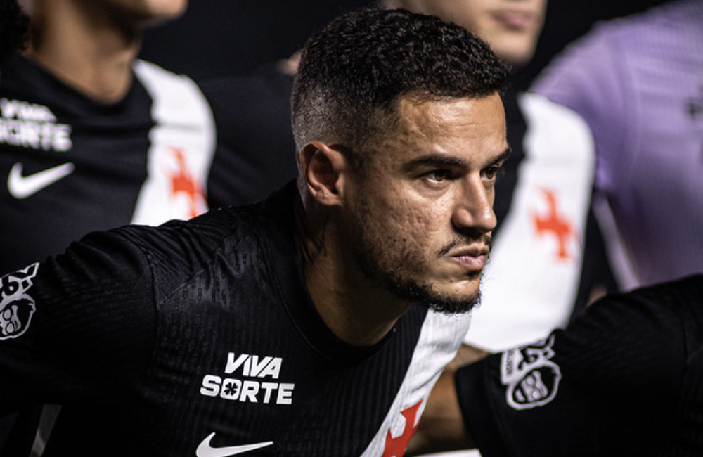 Adeus! Philippe Coutinho pede rescisão de contrato ao Vasco Divulgação: Matheus Lima