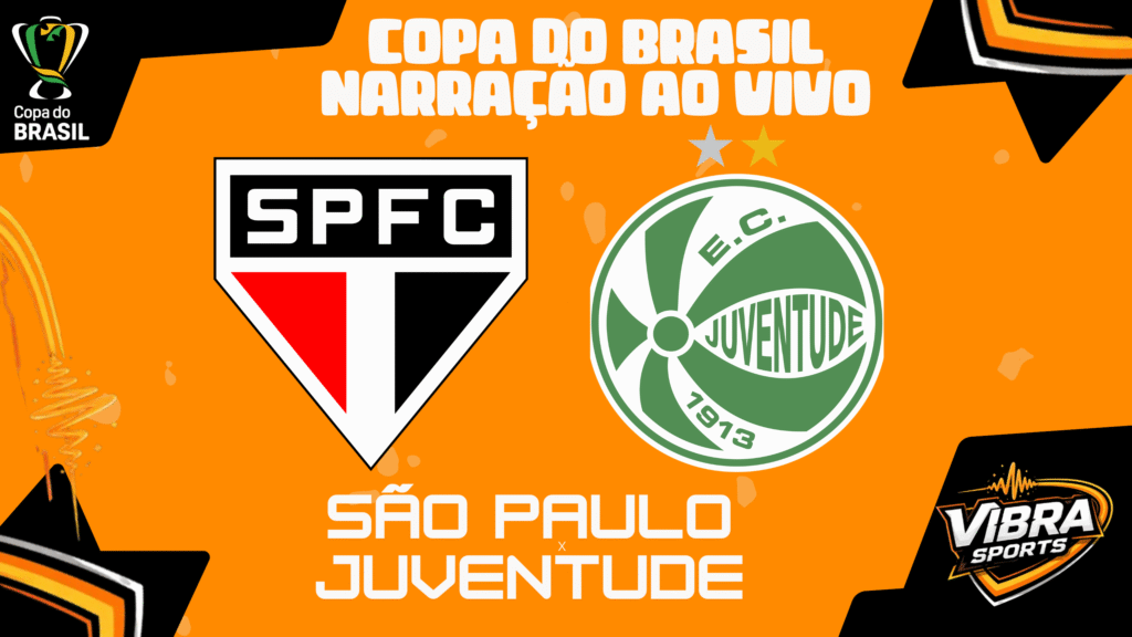 São Paulo enfrenta o Juventude com transmissão ao vivo da Vibra Sports