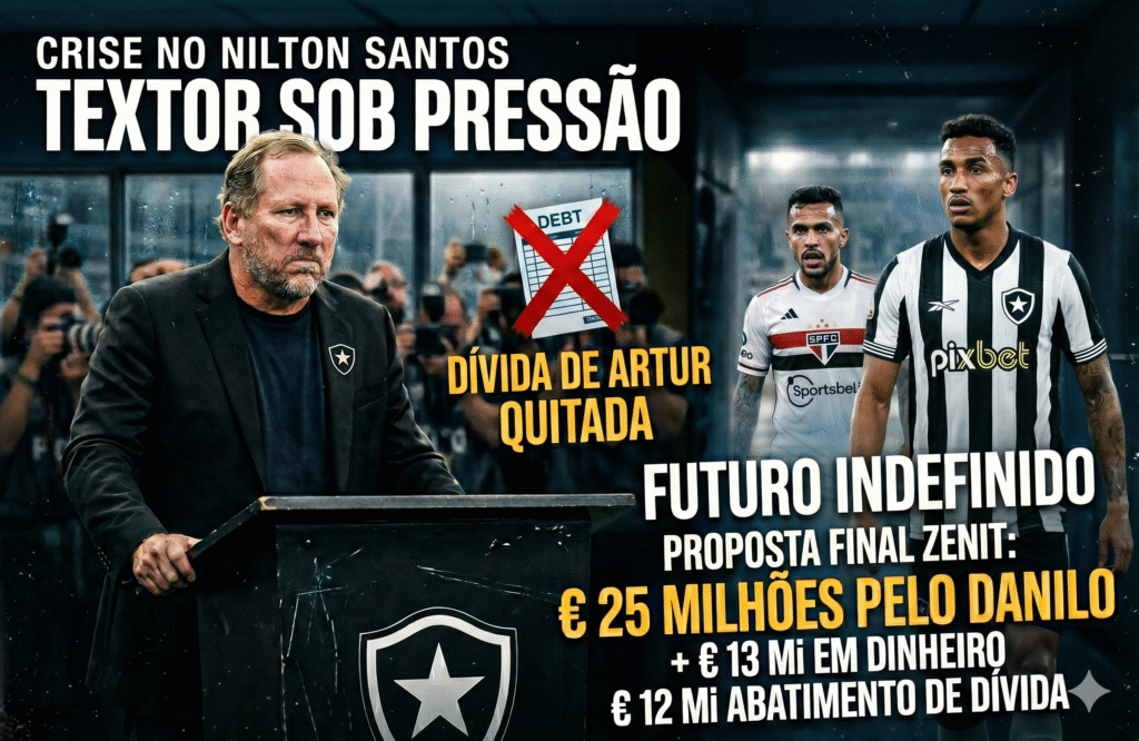 Danilo, destaque do Botafogo, pode ser mais uma baixa de John Textor