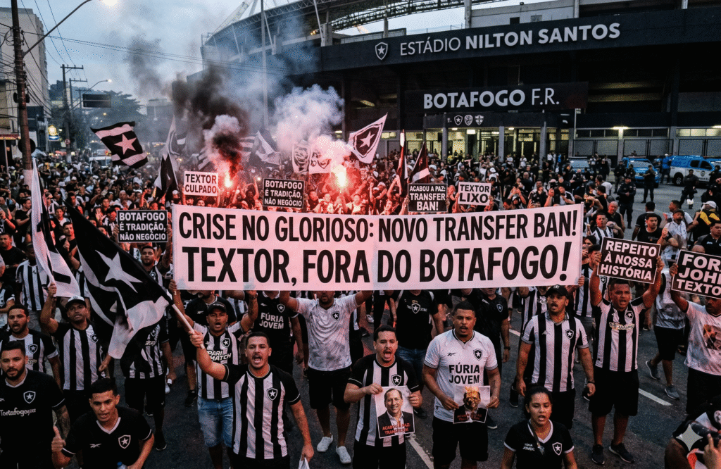 Crise no Botafogo: Estreia de Franclim Carvalho, Transfer Ban e Pressão da Torcida