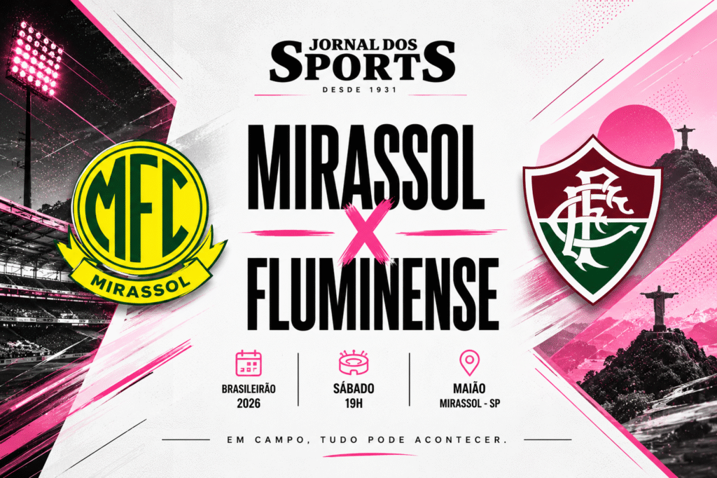 Mirassol e Fluminense se enfrentam pela 17ª rodada do Brasileirão. Veja horário, escalações, arbitragem e situação das equipes.