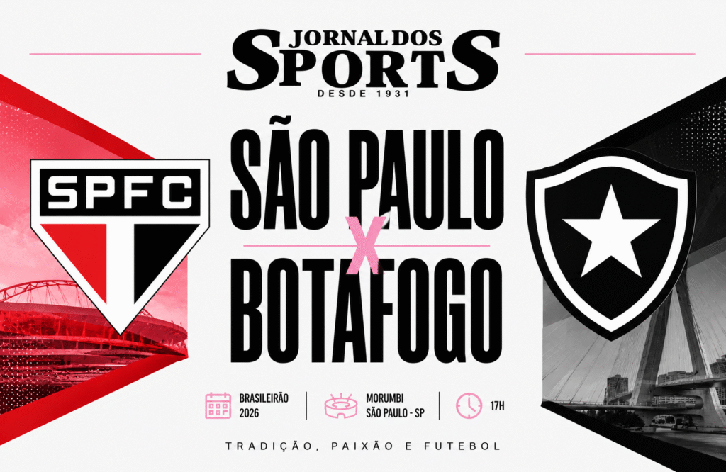 São Paulo x Botafogo pelo Brasileirão 2026