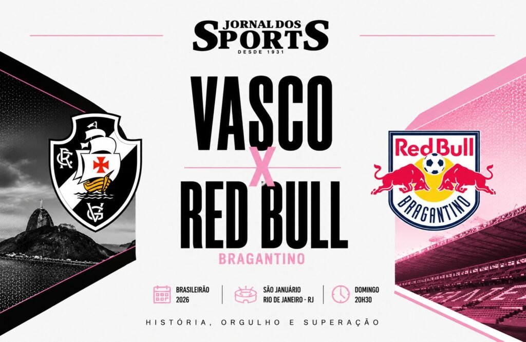 Vasco busca reação contra o Bragantino em São Januário