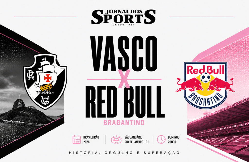 Vasco busca reação contra o Bragantino em São Januário