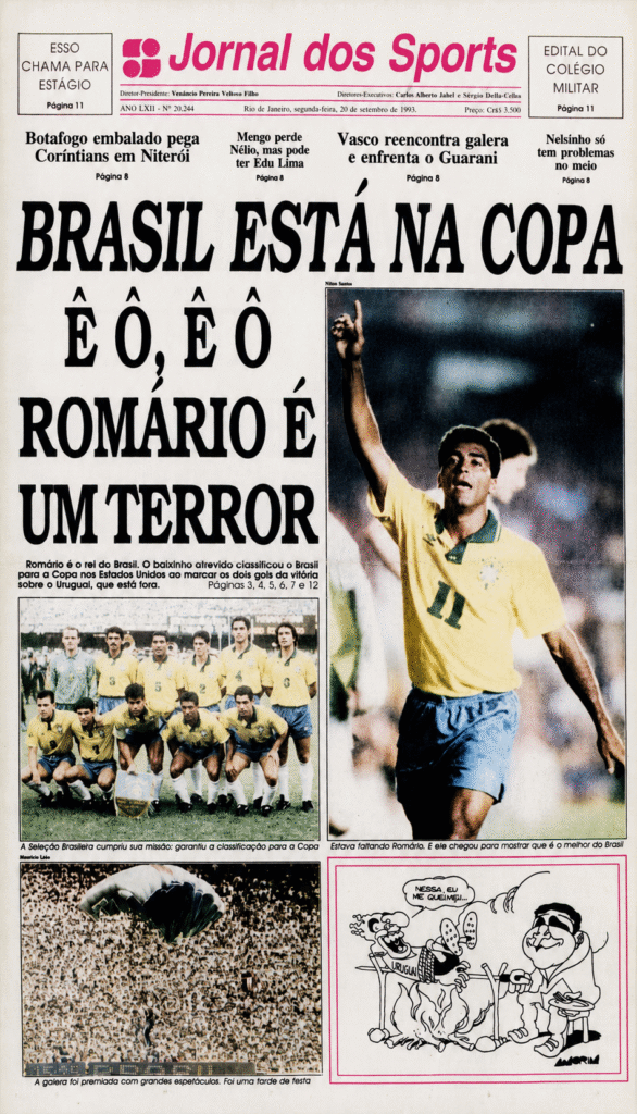 Minha primeira Copa do Mundo: 1994. Romário, eu te amo.